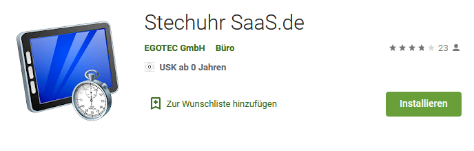 Stechuhr SaaS.de _ Apps