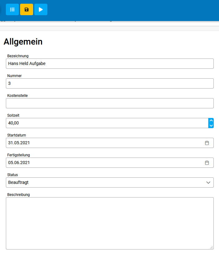 Aufgaben Informationen