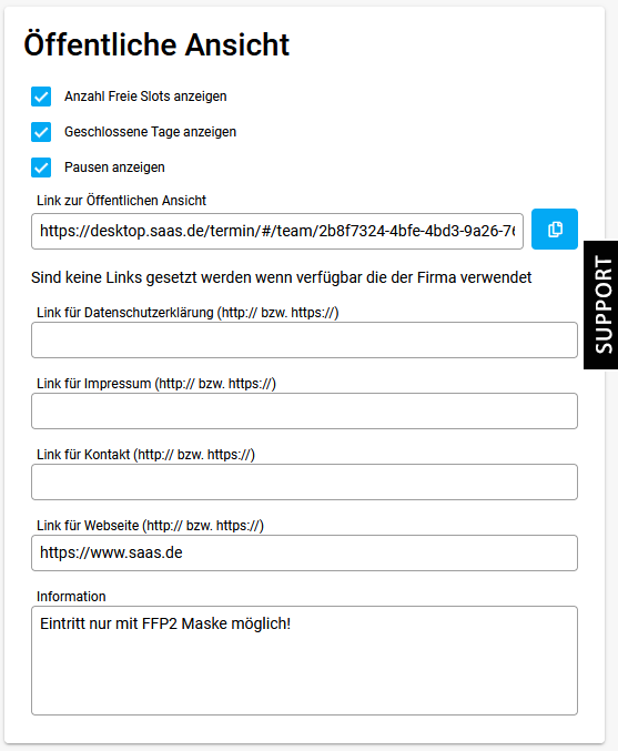 Administration-Teams-Öffentliche Ansicht