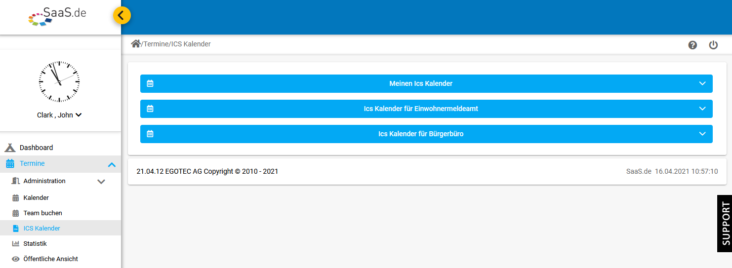 ICS-Kalender